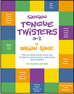 Book cover of Singing Tongue Twisters A-Z